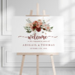 Guld Rustic Blommigt Förlovningsfest Välkommen Poster<br><div class="desc">Denna förlovningsfest för den nordliga blommigten i guld är en välkommen poster är perfekt för en modern förlovning firande. Utformningen har handmålade marsala-, rosa-, -, burgundy- och guld-blommor med grönt löv ordnade i vackra vågor. Gör detta till en egen poster genom att lägga till namn i brudgummen och datum för...</div>