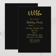 Guld Rustik Blad Elegant Svart Höst Elegant