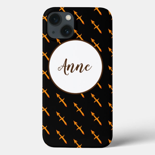 Guld Sagitarius Zodiac-tecken (Baksida)