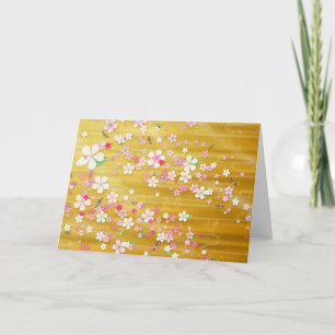 Guld Sakura Kimono : Kort