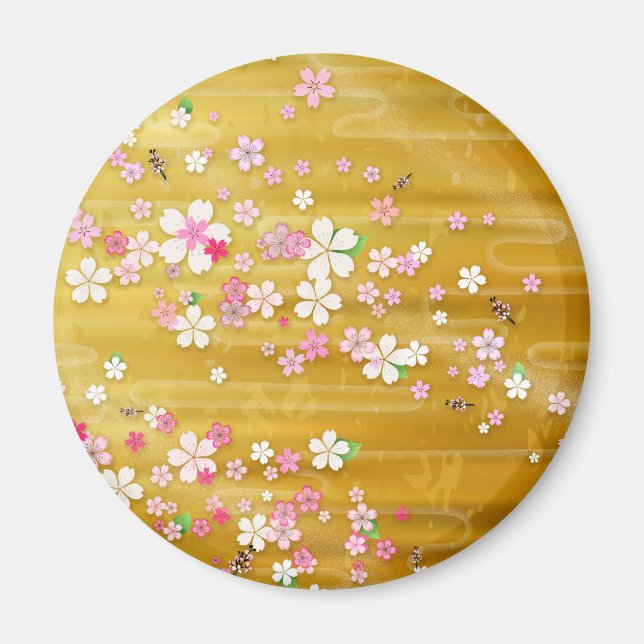 Guld Sakura Kimono : Magnet (Framsidan)