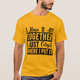 Guld Sarkastic T-shirt