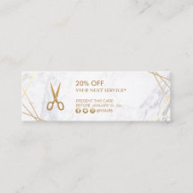 Guld-sax Marble HairStylist Rabatt