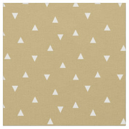 Guld Scattered Triangles Tyg