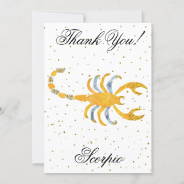 Guld Scorpio 1:a födelsedagen och Big Photo Tack