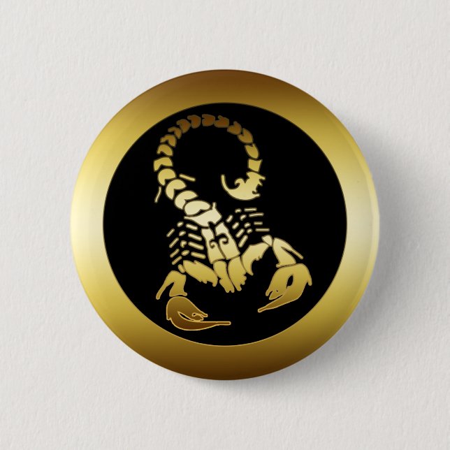 GULD- SCORPION KNAPP (Framsida)
