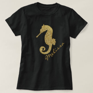 Guld Seahorse Personlig Tröja