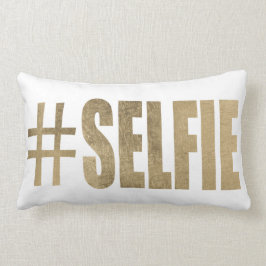 Guld- Selfie Lumbarkudde