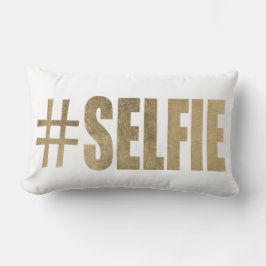 Guld- Selfie Lumbarkudde