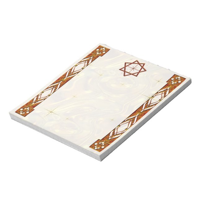 Guld Septagram Anteckningsblock (Roterad)