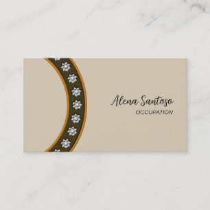 Guld Sequin Bling Visitkort