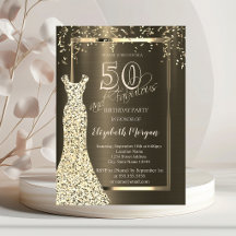 Guld Sequins Dress Brown Metallic 50:e födelsedage