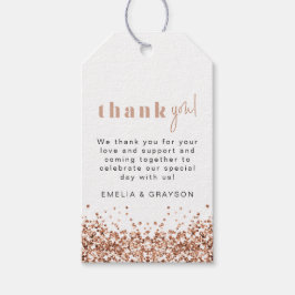 GULD Sequins Tack Gift Märkre Ro Presentetikett