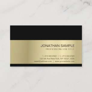 Guld ser elegant modern professionell kreativ visitkort