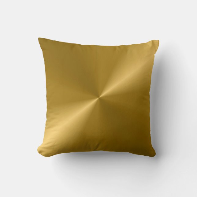 Guld ser modern utskrift kudde (Framsida)