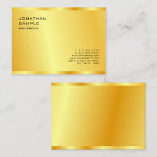 Guld ser strålande Elegant Professionell Modern Visitkort