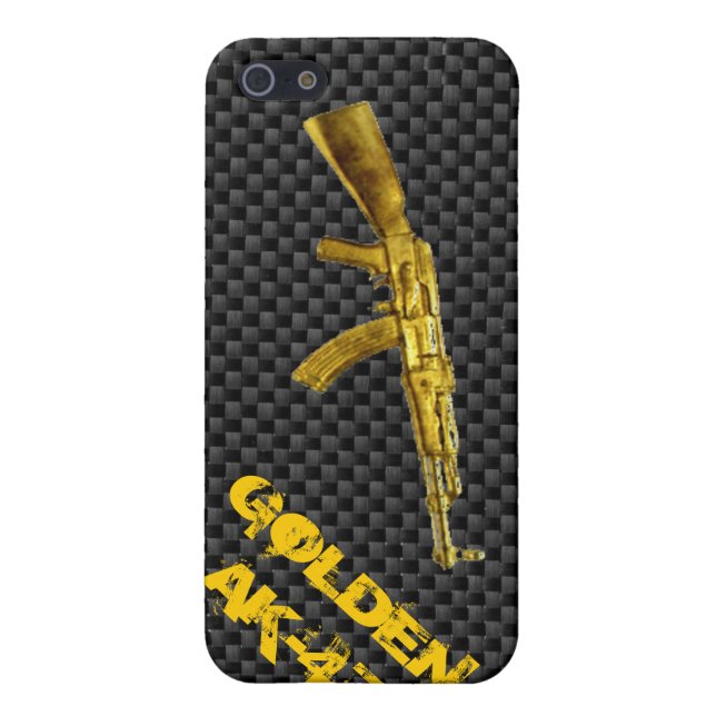 Guld- serie AK-47 iPhone 5 Hud (Baksidan)