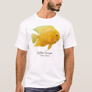 Guld- Severum CichlidT-tröja Tee
