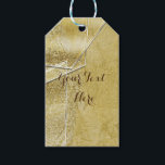 Guld Shimmer Crystal Glass Glam Designer Stil Presentetikett<br><div class="desc">Guld Shimmer Crystal Glass Glam Designer Stil Gift Märkre. Anpassa hur du vill. Matchande objekt är tillgängliga.</div>
