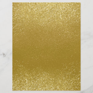 Guld Shimmer Glitter-dammskrapbok Papper