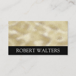 Guld Shimmer Metallic Visitkort