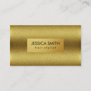 Guld Shimmer och Metallic Faux Guld Visitkort