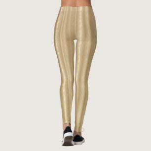 Guld- shimmerdamasker leggings