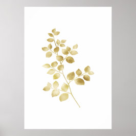 Guld Shimmery Löv Matte Poster