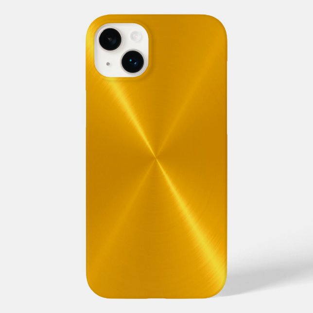 Guld Shiny Stainless Steel Metall (Baksida)