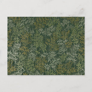 Guld & Silver Bamboo Vykort