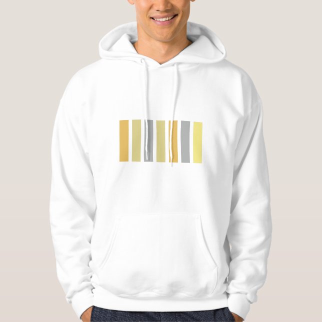 Guld Silver Bronze Metall Hues Hoodie (Framsida)