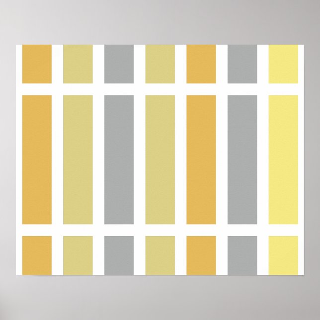 Guld Silver Bronze Metall Hues Poster (Framsidan)