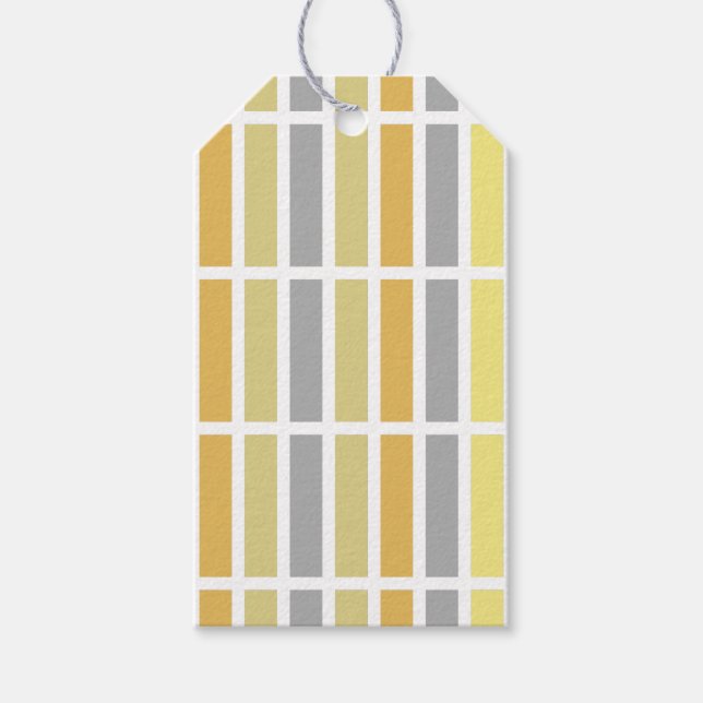 Guld Silver Bronze Metall Hues Presentetikett (Framsidan)