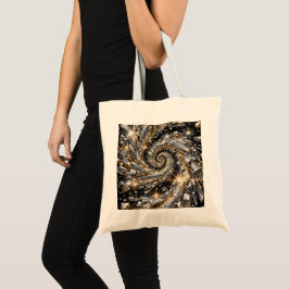 Guld & Silver Disco Spiral Vortex Tygkasse