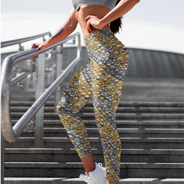 Guld & Silver Dressy Metallic Leggings (Skapare uppladdad)