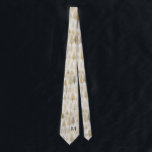 Guld Silver Gräs Träd Slips<br><div class="desc">Guld och silver under julen ser gräs ut ganska elegant i mönster i bran från en vintage vattenfärg träd. Det leder till en underbar manar i säsong. Bära det för din julfest eller ge som en välmottagen vän eller familjegåva. Observera det mycket trevliga monogrammet som ska ersättas med det första...</div>