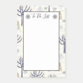 Guld Silver Julgranar Ljus att göra lista över Post-it Block