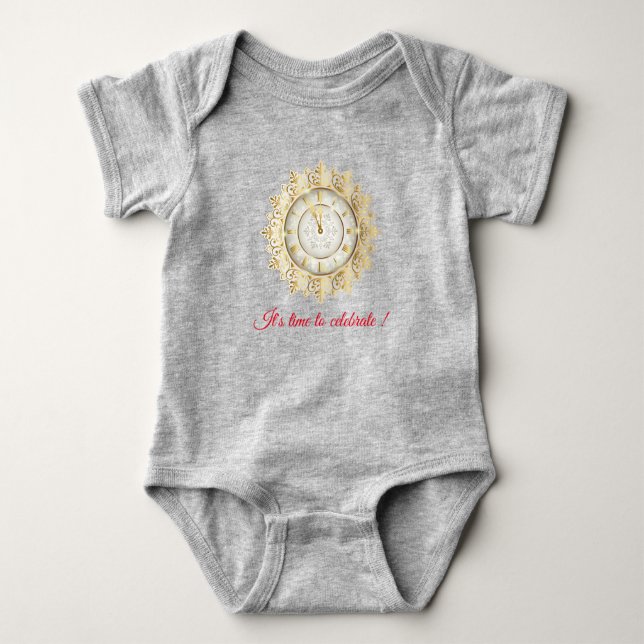 Guld Silver Tid T Shirt (Framsida)