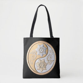 Guld & Silver Yin Yang Tygkasse