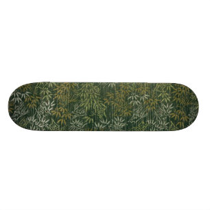Guld- & silverbambu mini skateboard bräda 18,5 cm