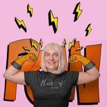 Guld Sissors  Rosa Hair Dresser Hairstylist