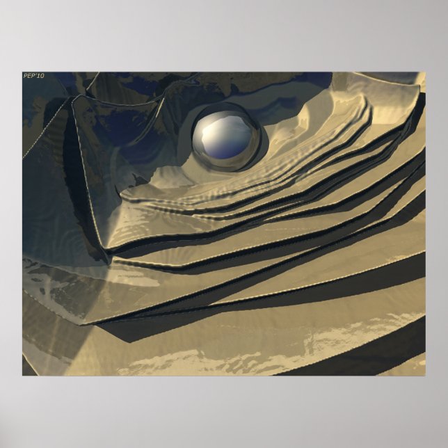 Guld, sjöar poster (Framsidan)