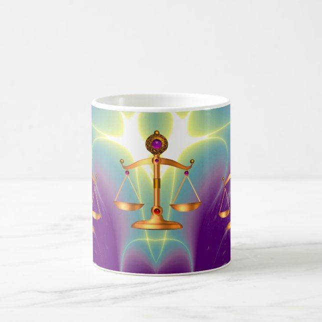 GULD-SKALOR MED GEM-STONER, Juridisk symbol Kaffemugg (Center)