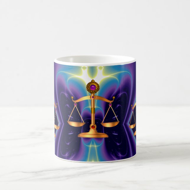 GULD-SKALOR MED GEM-STONER, Juridisk symbol Kaffemugg (Center)
