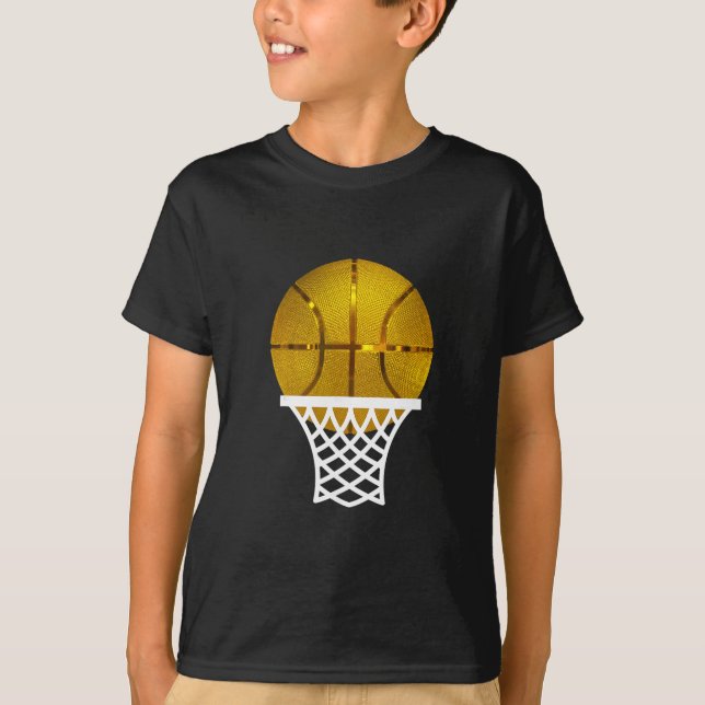 Guld Sketll Trophy Mvp Utmärkelse  T Shirt (Framsida)
