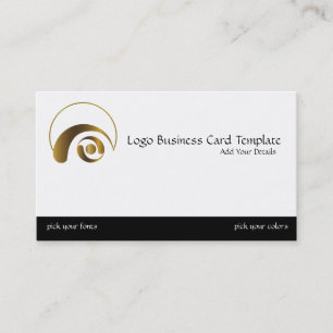 Guld Skörd Circles Logotyp - Simple Reiki Logotyp Visitkort