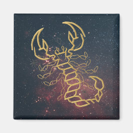 Guld Skorpion Magnet