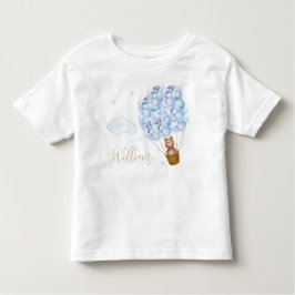 Guld-skript för nalle Blue Balloons T Shirt