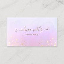 Guld Skriptskript Rosa Abstrakt Vattenfärg Buss