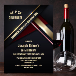 Guld skriver vilken åldersöverlägsen Födelsedagsfe Inbjudningar